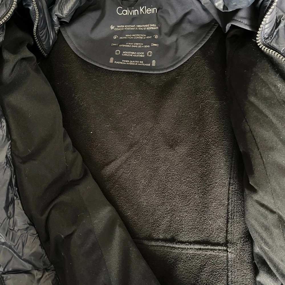 Calvin Klein Ladies’ Dark Blue Raincoat - Picture 6 of 7